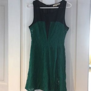 Green Lace Cocktail Dress